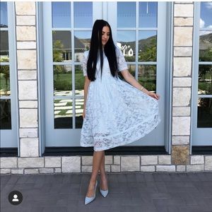 Rachel Parcell XL blue lace dress - bloggers fave!